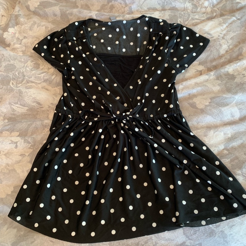 Adorable polka dot maternity top ASOS